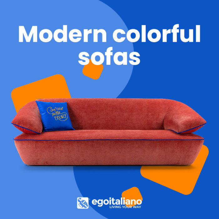 egomag egoitaliano Modern Colourful Sofas: Discover Momo and Shai