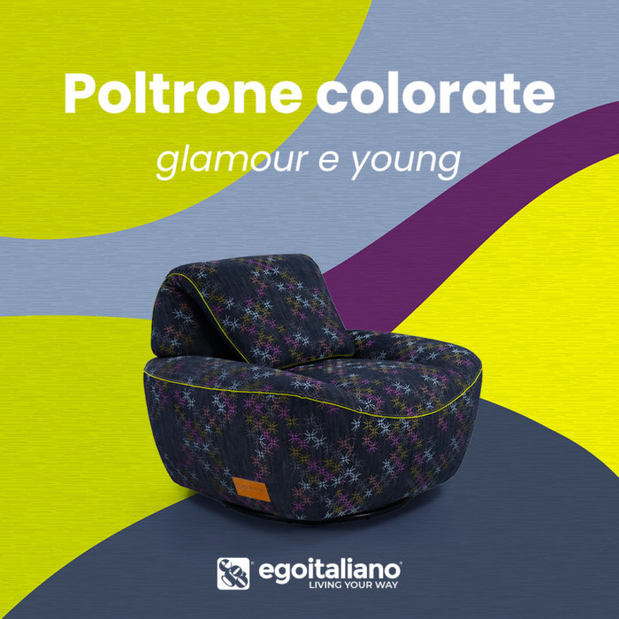 egomag egoitaliano Poltrona Moderna Colorata: Il Design Esclusivo di Egoitaliano